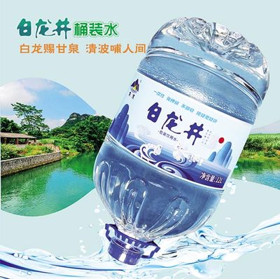 白龙井富硒天然饮用水12L 2瓶（常德城区免费送货）